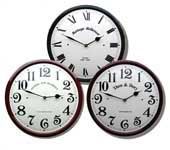 Clock with personal text | Enamel clocks