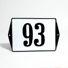 House number model ear colored ears