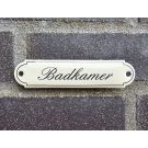 Badkamer Klassiek schuinschrift