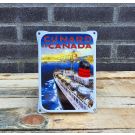 Cunard Canada enamel sign 14x10cm