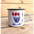 Enamel mug Dutch Tulip