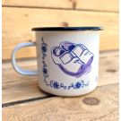 Enamel mug Delfts Blue