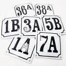 Enamel house number Rotterdam