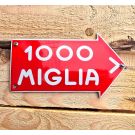1000 Miglia Enamel Sign