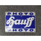 Enamel sign Hauff photo