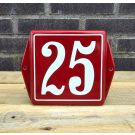 House number model ear basic model with frame
