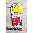 Esso happy motoring enamel sign