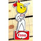 enamel sign Esso lady