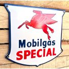 pegasus mobilgas special enamel sign