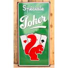 Enamel advertising sign Joker biere