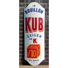 Le Bouillon Kub Exiger LARGE enamel sign