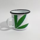 Enamel mug Green Amsterdam