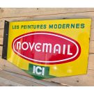 Novemail Yellow enamel sign