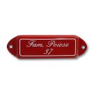 Nameplate with ear equal + frame