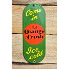 Enamel sign Orange Crush