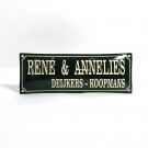 Second line text right with frame