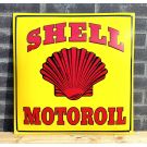 Shell motoroil enamel sign