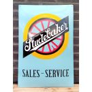 Studebaker sales - service enamel sign