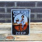 Sunlight enamel sign