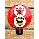 Texaco Ethyl gasoline enamel sign
