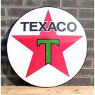 Texaco round enamel sign