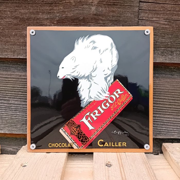 ANCIEN VINTAGE PLAQUE Emaillée Chocolat Milka - Suchard EUR 90,00