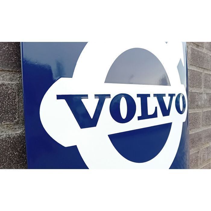 Volvo service enamel sign