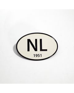 Country designation board with year