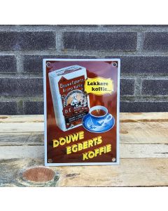 Douwe Egberts enamel sign