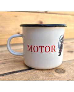 Enamel mug Motor racing