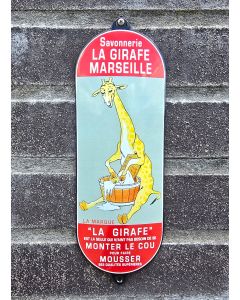 Enamel finger plate Savonnerie la girafe Marseille