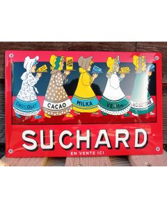 Enamel advertising sign Chocolat Suchard