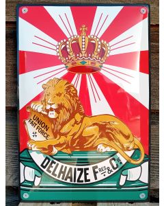 Enamel advertising sign Delhaize