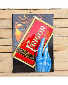 Enamel sign Frigor chocolat