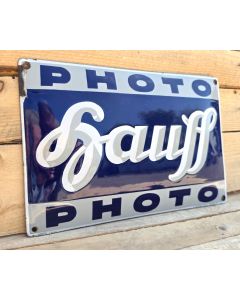 Enamel sign Hauff photo