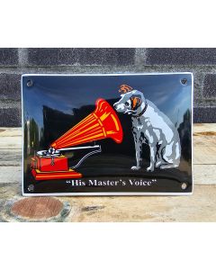 His Masters enamel sign
