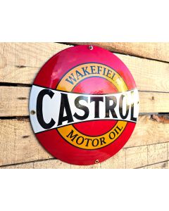Castrol Wakefield - enamel sign