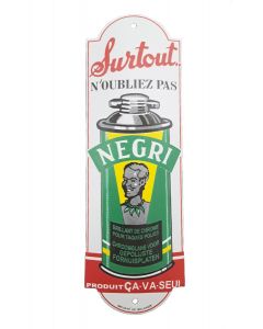 Enamel doorpost Negri Chrome gloss