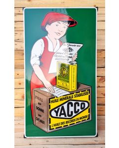 Enamel sign Yacco – Huile Minérale Stabilisée