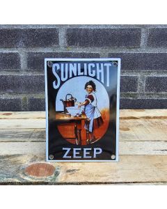 Sunlight enamel sign