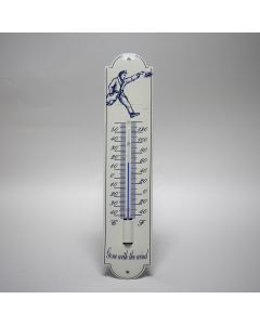 Gone with the wind enamel thermometer