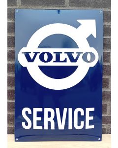 Volvo service enamel sign