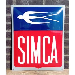 Simca enamel sign