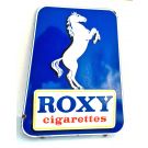 Roxy cigarettes enamel sign old