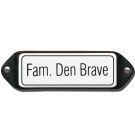 nameplate with ear + frame