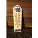 Enamel thermometer Fiat 500 parking