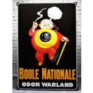 enamel sign Boule Nationale