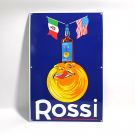 enamel sign ROSSI Martini - vermouth & rossi - torino