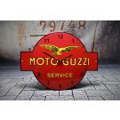 Clock Moto Guzzi enamel