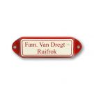 Nameplate with ear colored + frame